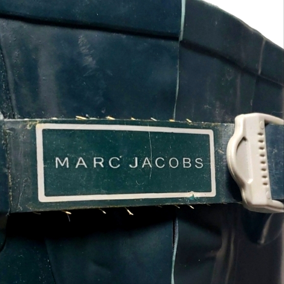 Men's MARC JACOBS Green & Gray Rainboots Sneaker Shoe Size 41 - Picture 4 of 4